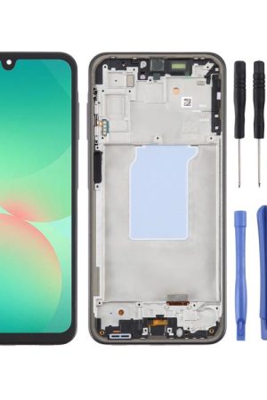 For Samsung Galaxy A26 SM-A266B 6.66 inch OLED LCD Screen Digitizer Full Assembly with Frame