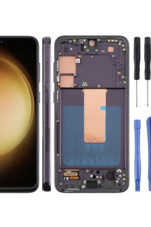 For Samsung Galaxy S23+ SM-S916B 6.43 inch TFT LCD Screen Digitizer Full Assembly with Frame, Not Supporting Fingerprint Identification