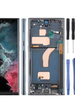 For Samsung Galaxy S22 Ultra SM-S908B 6.72 inch TFT LCD Screen Digitizer Full Assembly with Frame, Not Supporting Fingerprint Identification