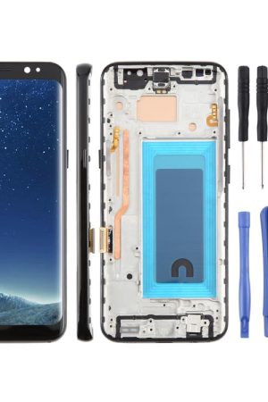 For Samsung Galaxy S8 SM-G950F 5.7 inch TFT LCD Screen Digitizer Full Assembly with Frame