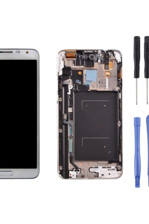 Display LCD originale + pannello touch con cornice per Galaxy Note 3 Neo / N7505