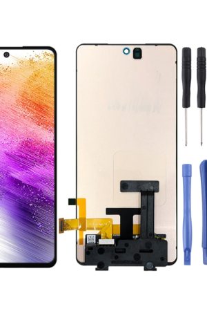 Schermo LCD originale Super AMOLED per Samsung Galaxy A73 con digitalizzatore assemblaggio completo