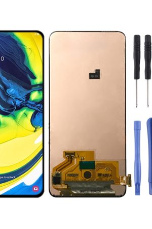 Schermo LCD originale Super AMOLED per Samsung Galaxy A80 con assemblaggio completo del digitalizzatore