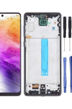 Per Samsung Galaxy A73 SM-A736B Schermo LCD TFT per digitalizzatore assemblaggio completo con cornice