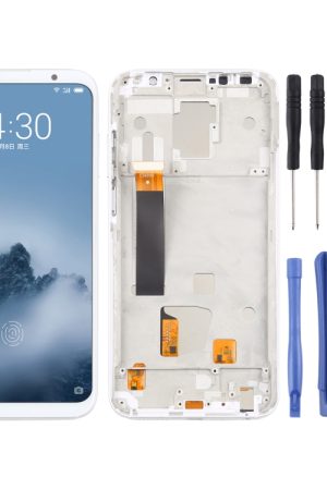 Schermo LCD TFT per Meizu 16 Plus Digitizer Assemblaggio completo con cornice, non supporta l'identificazione delle impronte digitali