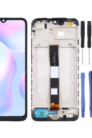 Schermo LCD e digitalizzatore Assemblaggio completo con cornice per Xiaomi Redmi 9A / Redmi 9C / Redmi 9C NFC / Redmi 9AT / Redmi 9i / Redmi 9 Activ / Poco C31 / Redmi 10A