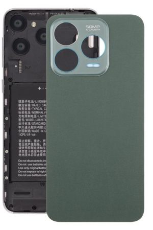 For ZTE Blade V70 Design Leather Material Battery Back Cover with Adhesive