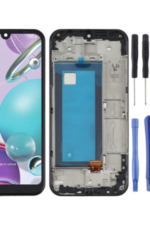 Schermo LCD e digitalizzatore assemblaggio completo con cornice per LG K31 LM-K300Q, LMK300