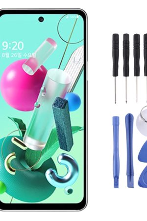 Schermo LCD e digitalizzatore assemblaggio completo con cornice per LG Q92 5G