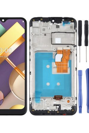 Schermo LCD e digitalizzatore assemblaggio completo con cornice per LG K22 LMK200Z, LMK200E, LMK200B, LM-K200