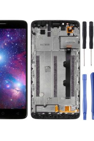 Schermo LCD e digitalizzatore assemblaggio completo con cornice per T-Mobile Revvl Plus c3701a