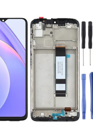 Schermo LCD originale per Xiaomi Redmi Note 9 4G / Poco M3 / Redmi 9T / Redmi 9 Power Digitizer Assemblaggio completo con cornice