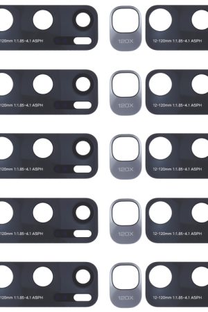 Obiettivo della fotocamera posteriore da 10 PC per Xiaomi Mi 10 Ultra / M2007J1SC