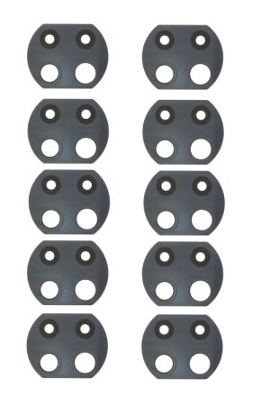 10 PZ Lente per fotocamera posteriore per Xiaomi Redmi Nota 9 Pro 5G M2007J17C