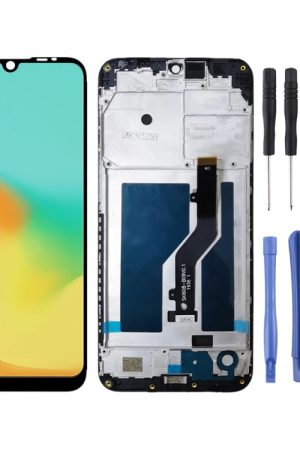 Schermo LCD e digitalizzatore assemblaggio completo con cornice per ZTE Blade A7 2019 2019RU