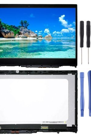 Schermo LCD FHD 1920 x 1080 e digitalizzatore assemblaggio completo con cornice per Lenovo IdeaPad Flex 5-15 / Yoga 520