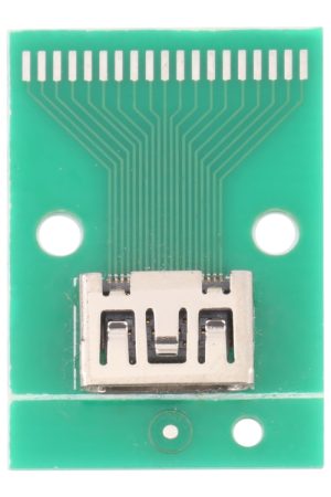 Mini HDMI Female Test Board HDMI-C con PCB 19pin