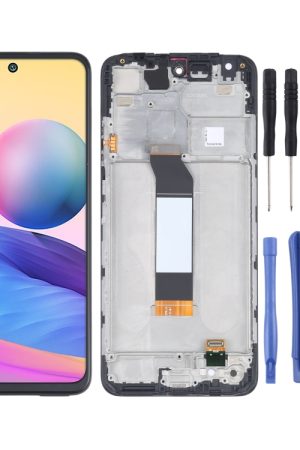 Schermo LCD originale per Xiaomi Redmi Note 10 5G / Redmi Note 10T 5G / Redmi Note 10T 5G M2103K19I / Poco M3 Pro 5G M2103K19PG, M2103K19PI, M2103K19G, M2103K19C Digitizer Assemblaggio completo con cornice