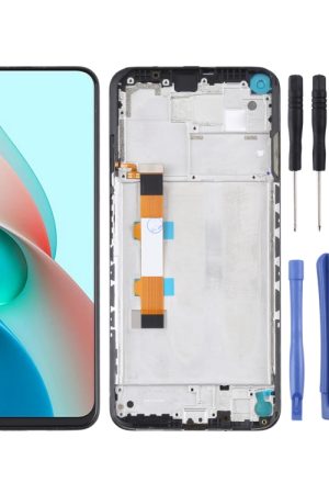 Schermo LCD originale e assemblaggio completo di digitalizzatore con cornice per Xiaomi Redmi Note 9 5G / Redmi Note 9T 5G M2007J22C