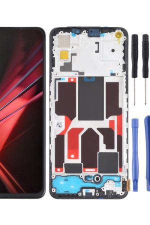 Schermo LCD originale e assemblaggio completo del digitalizzatore con cornice per OPPO K9 PEXM00