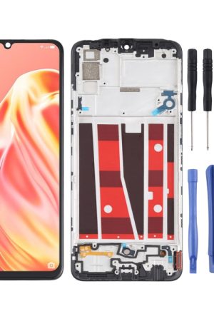 Schermo LCD originale e assemblaggio completo di digitalizzatore con cornice per OPPO A91 PCPM00 CPH2001 CPH2021