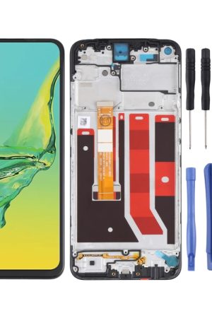 Schermo LCD originale e assemblaggio completo del digitalizzatore con cornice per OPPO A32 PDVM00