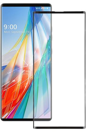 Obiettivo di vetro esterno dello schermo anteriore con OCA per LG Wing 5G LMF100N LM-F100N LM-F100V LM-F100