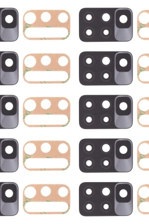 10 PCS Obiettivo fotocamera posteriore per Xiaomi Redmi Note 11 4G / Redmi 10 2022 / Redmi 10 Prime 2022 / Redmi 10 Prime / Redmi 10 21061119AG 21061119BI