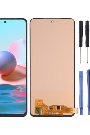 Schermo LCD in materiale TFT e assemblaggio completo del digitalizzatore (non supporta l'identificazione delle impronte digitali) per Xiaomi Redmi Note 10 4G / Redmi Note 10S / Redmi Note 11 SE India / Poco M5s M2101K7BG M2101K7BI M2101K7BNY M2101K7BL