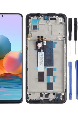 Schermo LCD originale e assemblaggio completo di digitalizzatore con cornice per Xiaomi Redmi Note 10 Pro 5G / Poco X3 GT 21061110AG