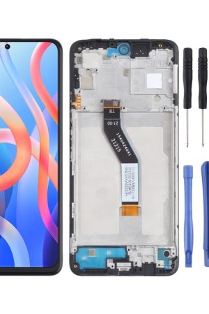 Materiale IPS Schermo LCD originale e digitalizzatore Assemblaggio completo con cornice per Xiaomi Redmi Note 11 (Cina) 21091116AC / Poco M4 Pro 5G 21091116AG, MZB0BGVIN / Redmi Note 11S 5G