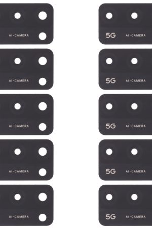 Per OPPO A55 5G PEMM00, PEMM20, PEMT00, PEMT20 Obiettivo fotocamera posteriore da 10 pezzi