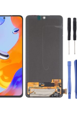 Materiale Super AMOLED Schermo LCD originale e digitalizzatore assemblaggio completo per Xiaomi Redmi Note 11 Pro 4G / Redmi Note 11 Pro 5G / Redmi Note 11 Pro+ 5G (India) / Redmi Note 11E Pro 5G / Redmi Note 11 Pro+ 5G