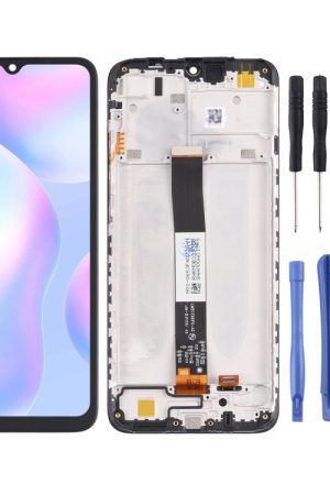 Schermo LCD originale e digitalizzatore assemblaggio completo con cornice per Xiaomi Redmi 9A / Redmi 9C / Redmi 9C NFC / Redmi 9AT / Redmi 9i / Redmi 9 Activ / Poco C31 / Redmi 10A