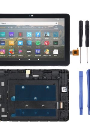 Schermo LCD OEM per Amazon Kindle Fire HD 8 Plus/HD 8 2020/bambini di decima generazione digitalizzatore assemblaggio completo con telaio
