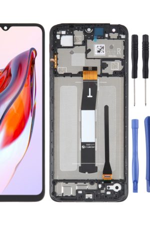 Schermo LCD originale AMOLED per Xiaomi Redmi 12C Digitizer Assemblaggio completo con cornice