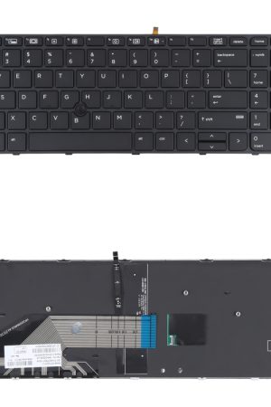 Per HP Probook 650 G2 G3 655 G3 450 G3 841137-001 Tastiera versione USA con retroilluminazione e puntamento