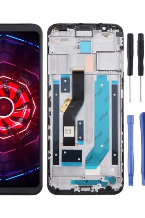 Per ZTE Nubia Red Magic 3 NX627J Digitalizzatore schermo LCD assemblaggio completo con cornice