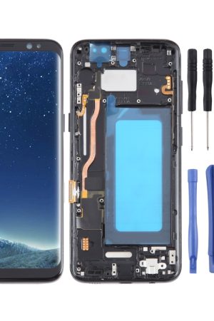 Per Samsung Galaxy S8 SM-G950 TFT LCD Screen Digitizer assemblaggio completo con cornice