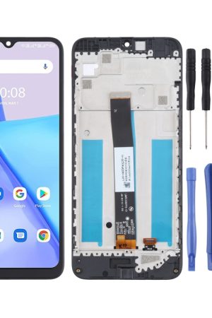 Schermo LCD e digitalizzatore assemblaggio completo con cornice per Umidigi Power 5