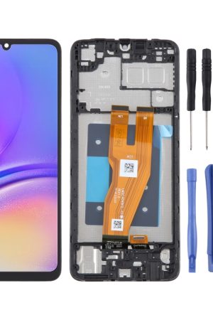Per Samsung Galaxy A05 SM-A055F digitalizzatore schermo LCD originale assemblaggio completo con cornice
