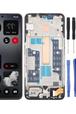 Per niente CMF Phone 1 Originale OLED LCD Screen Digitizer Assemblaggio Completo con Telaio