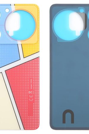 Per ZTE nubia Music Z2353 Cover posteriore in vetro con adesivo