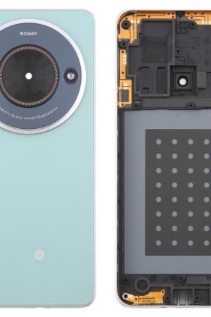 Per ZTE Blade A75 5G Z2357N / Blade V60 Smart Glass Cover posteriore batteria con cornice centrale / Cover obiettivo fotocamera
