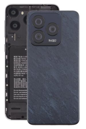 Per ZTE Blade A75 4G Z2359 Cover posteriore batteria con cornice centrale / Cover obiettivo fotocamera