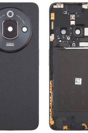 Per ZTE nubia Focus Pro Z2351N Cover posteriore in vetro per batteria con cornice centrale / Cover per obiettivo della fotocamera