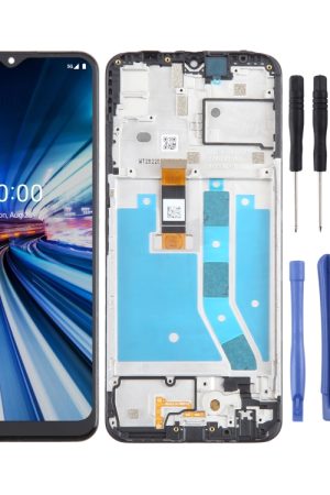 Per Boost Mobile Celero 5G LCD Screen Digitizer assemblaggio completo con cornice