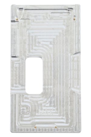 Premere lo stampo di posizionamento dello schermo per iPhone XS Max