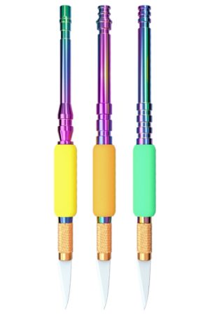 Set di coltelli ceramici antistatici mijing 3 in1