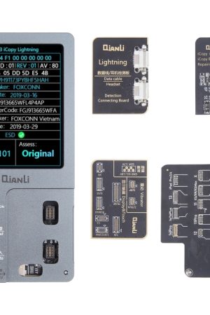 Per iPhone 6 - 14 Pro Max 5 in 1 Qianli iCopy Plus 2.2 Set programmatore rilevamento riparazione, spina: USA